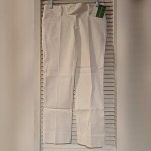 NWT Lilly Pulitzer Luxury Capri Resort White Pants | Size 0